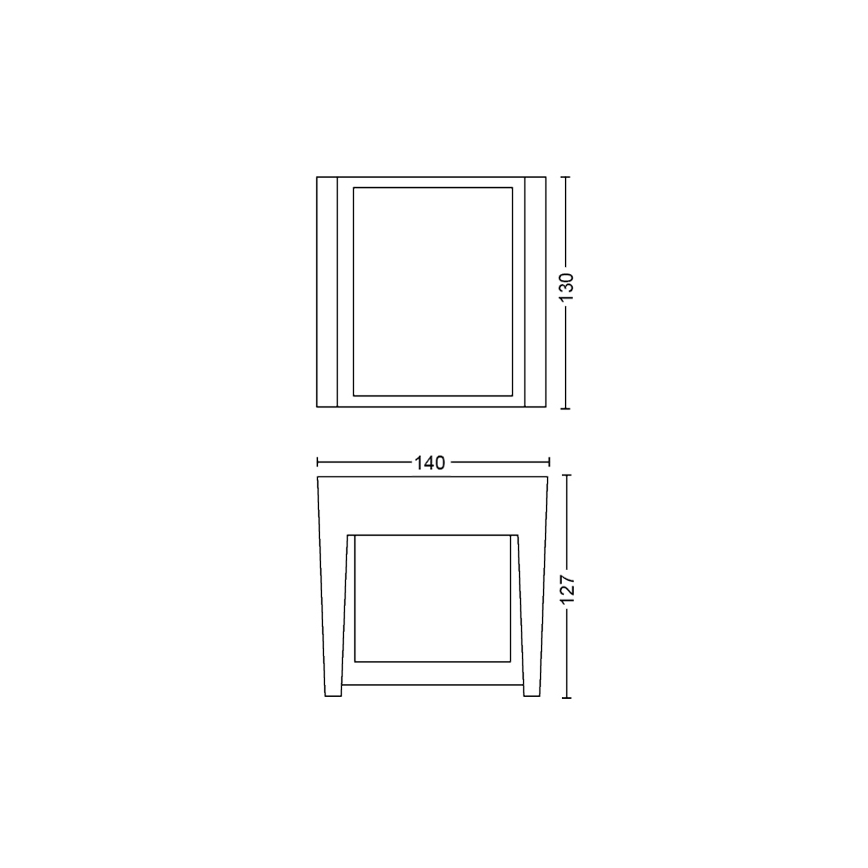 Philips - LED Dimbare Buitenwandlamp Hue FUZO LED/15W/230V IP44