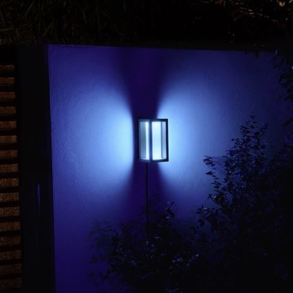 Philips - LED RGBW Dimbare buitenwandlamp Hue IMPRESS 2xLED/8W/24V 2000-6500K IP44