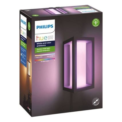 Philips - LED RGBW Dimbare buitenwandlamp Hue IMPRESS 2xLED/8W/24V 2000-6500K IP44