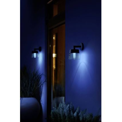 Philips - LED RGBW Dimbare wandlamp voor buiten Hue ATTRACT LED/8W/230V 2000-6500K IP44