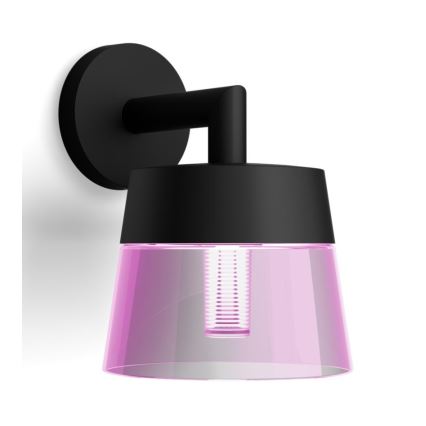 Philips - LED RGBW Dimbare wandlamp voor buiten Hue ATTRACT LED/8W/230V 2000-6500K IP44