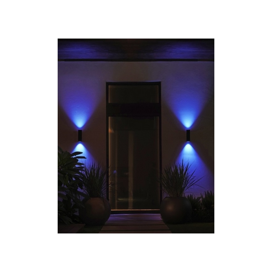 Philips - LED RGB Buitenverlichting Hue APPEAR 2xLED/8W/230V IP44