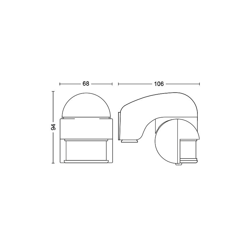 Philips - Bewegingssensor voor Buiten IP44 wit