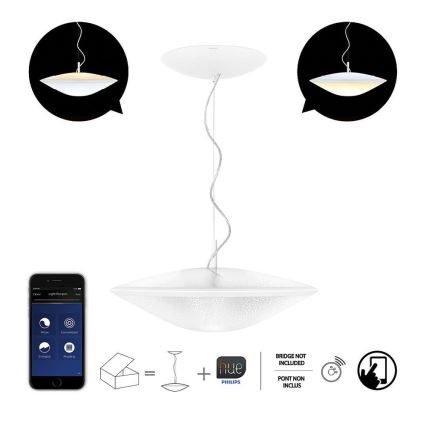 Philips - Dimbare hanglamp Hue PHOENIX 2xLED/9W/230V