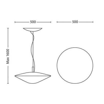 Philips - Dimbare hanglamp Hue PHOENIX 2xLED/9W/230V