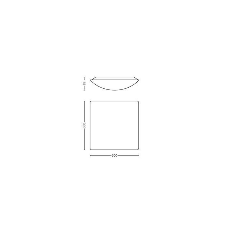 Philips - LED Plafondlamp 1xLED/17W/230V