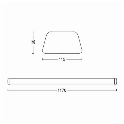 Philips 31245/31/P3 - LED Onderbouwverlichting keuken SOFTLINE LED/50W/230V 4000K