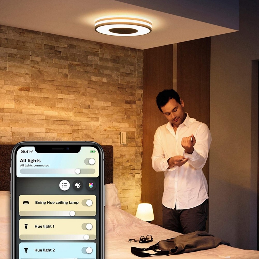 Philips - LED dimbaar armatuur Hue BEING LED/27W/230V + afstandsbediening