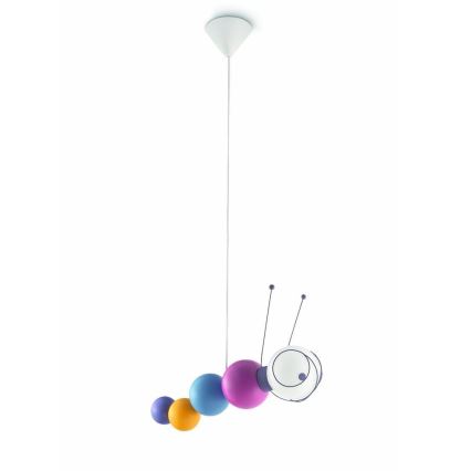 Philips 40093/55/16 - Hanglamp kinderkamer MYKIDSROOM RUBY 1xE27/20W/230V