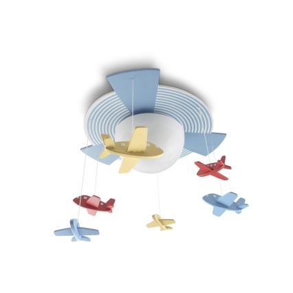 Philips 40153/55/16 - Plafondverlichting voor kinderen MYKIDSROOM AVIGO E27/15W/230V