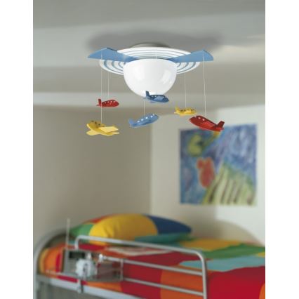 Philips 40153/55/16 - Plafondverlichting voor kinderen MYKIDSROOM AVIGO E27/15W/230V