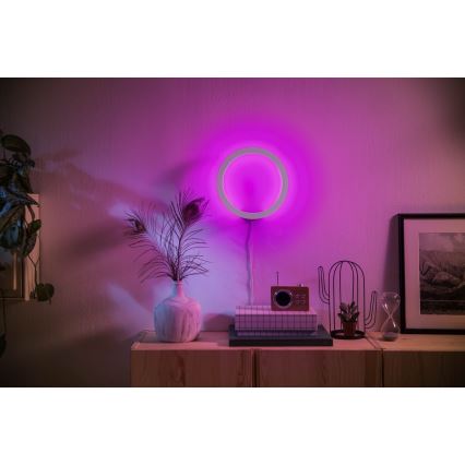 Philips - LED RGBW Dimbare wandlamp Hue SANA White en Color Ambiance LED/20W/230V