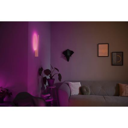 Philips - LED RGBW Dimbare wandlamp Hue LIANE White And Color Ambiance 1xLED/12W/230V