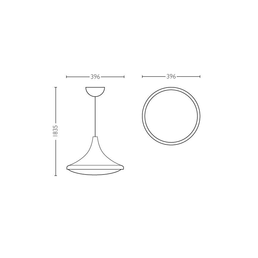 Philips - Hanglamp 1xE27/60W/230V