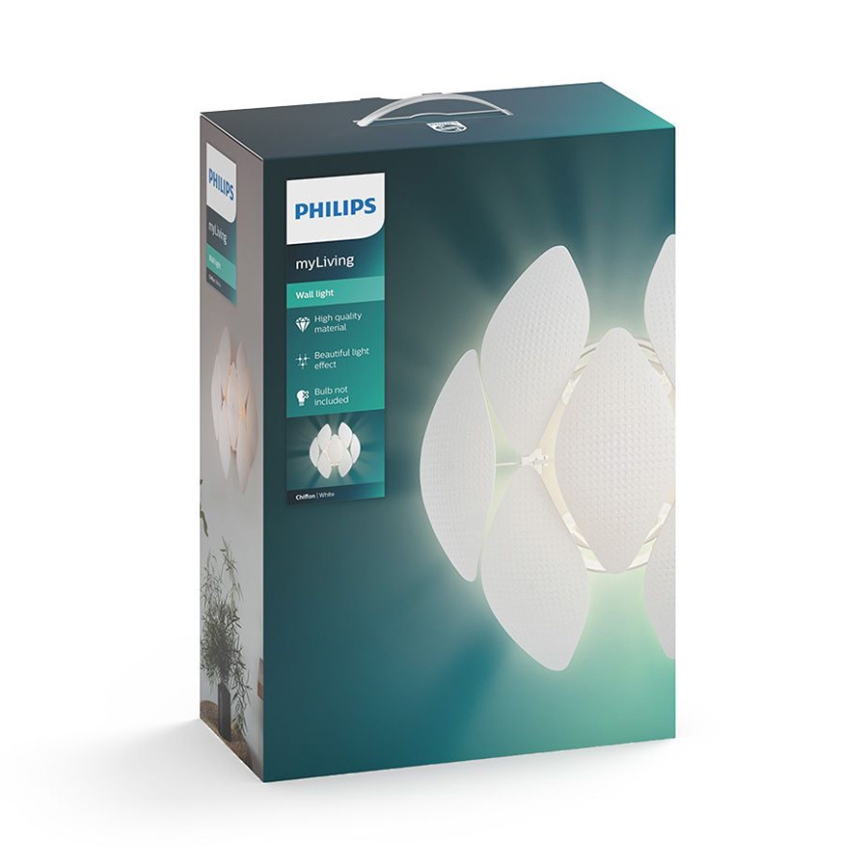 Philips 40963/31/PN - Wandlamp MYLIVING CHIFFON 1xE27/60W/230V