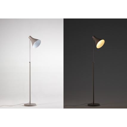 Philips - Vloerlamp zwart 1xE27/23W/230V