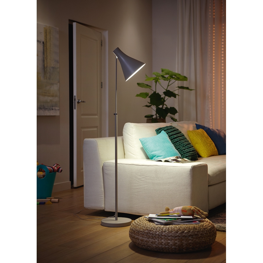 Philips - Vloerlamp zwart 1xE27/23W/230V