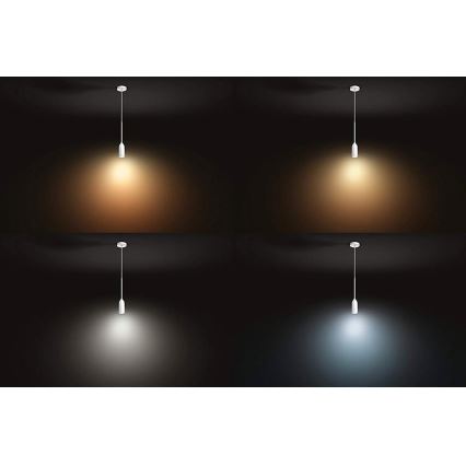 Philips - Dimbare LED Hanglamp aan een koord Hue DEVOTE 1xE27/9,5W/230V