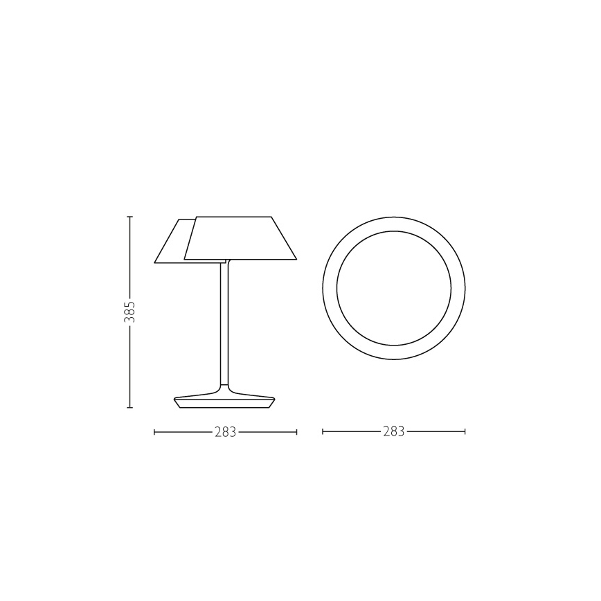 Philips 49023/31/P1 - LED Tafellamp INSTYLE NONAGON 1x LED / 7W / 230V dimbaar