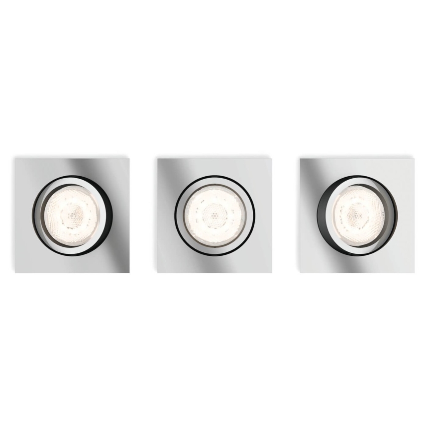 Philips 50393/11 / P0 - SET 3xLED Dimlicht SHELLBARK 3xLED / 4,5W / 230V