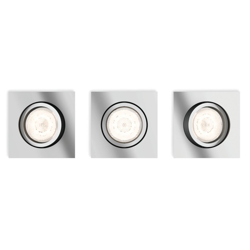 kortademigheid mannelijk slachtoffer Philips 50393/11 / P0 - SET 3xLED Dimlicht SHELLBARK 3xLED / 4,5W / 230V |  Lampenmanie