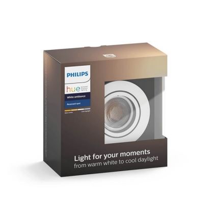 Philips - LED Inbouwspot dimbaar Hue MILLISKIN 1xGU10/5,5W/230V