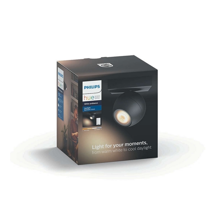 Philips - LED Dimbare spot Hue BUCKRAM 1xGU10/5,5W + afstandsbediening ​