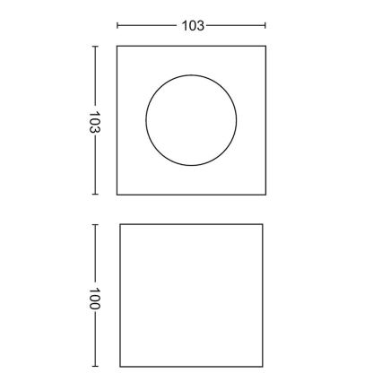 Philips - Dimbare LED Spot 1xLED/4,5W/230V