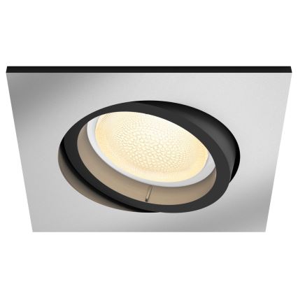 Philips - LED RGB Inbouwverlichting Hue CENTURA 1xGU10/5.7W/230V