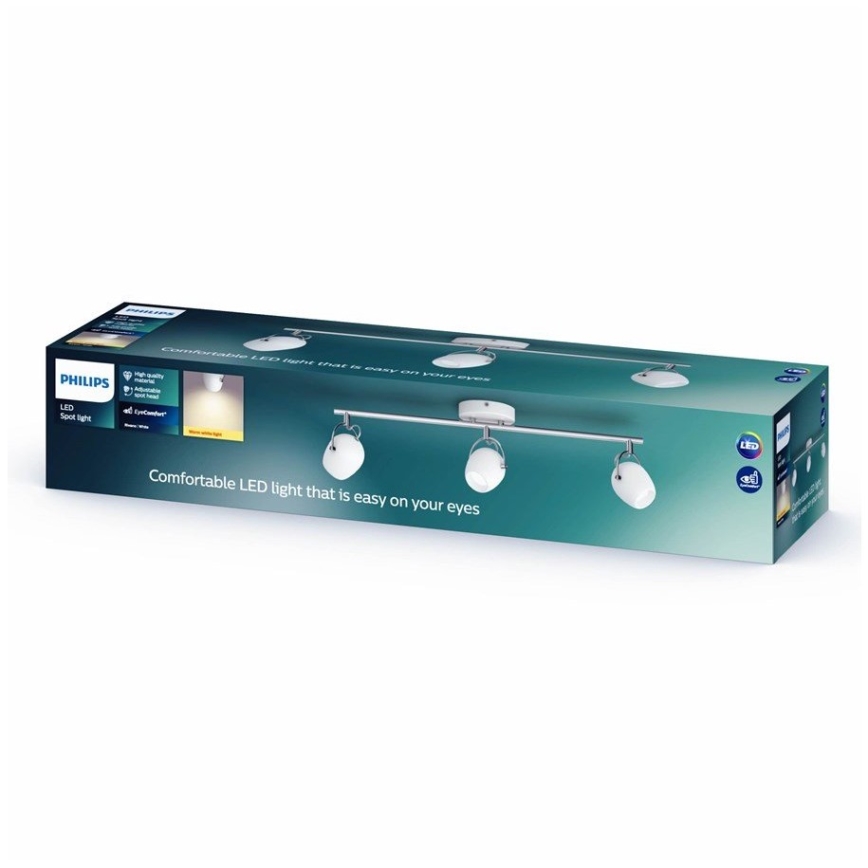 Philips 50613/31/P0 - LED Spot RIVANO 3xLED/4,3W/230V