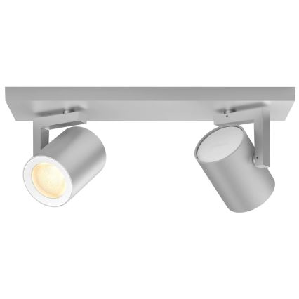 Philips - LED RGBW Dimbare spot Hue ARGENA 2xGU10/5,7W/230V