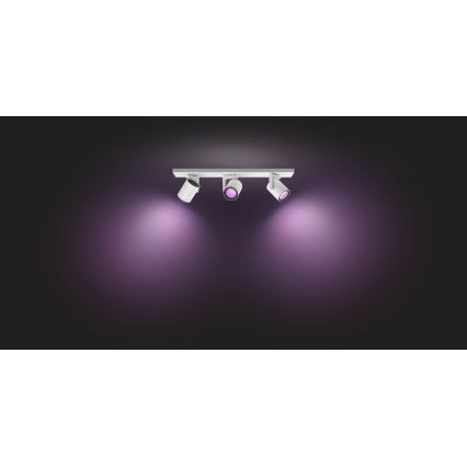 Philips - LED RGB Spot Hue ARGENA 3xGU10/5,7W/230V