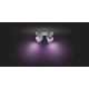 Philips - LED RGBW Dimbare spot Hue ARGENA 4xGU10/5,7W/230V