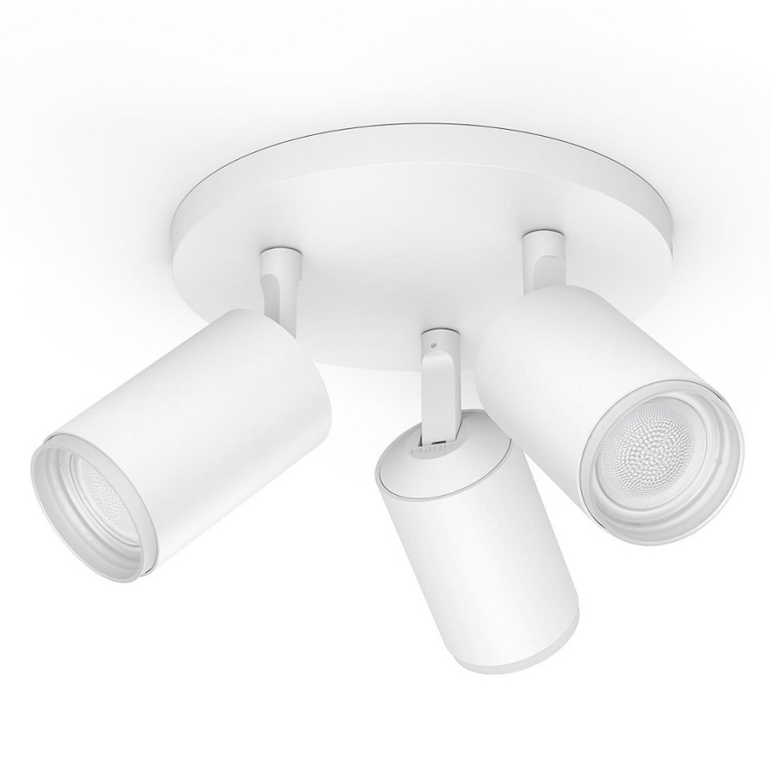Philips - LED RGBW Dimbare spot Hue FUGATO 3xGU10/5,7W/230V
