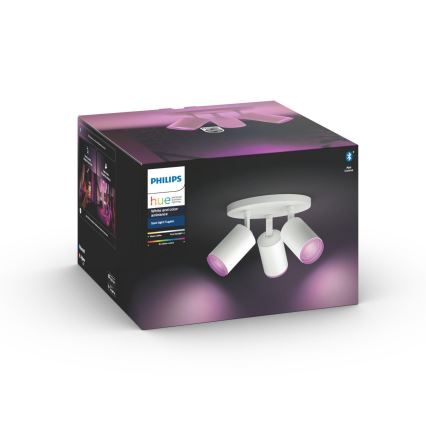 Philips - LED RGBW Dimbare spot Hue FUGATO 3xGU10/5,7W/230V