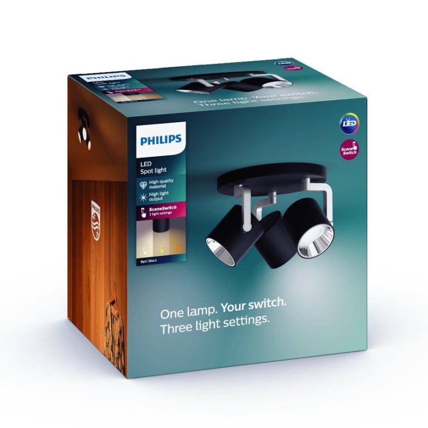 Philips - Dimbare LED Spot 3xLED/4.5W/230V
