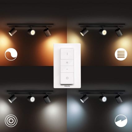 Philips - LED Dimbare Lamp Hue RUNNER 3xGU10/5W/230V + afstandsbediening
