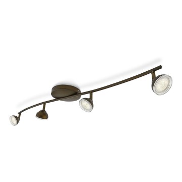 Philips 53244/06/16 - LED Spotlamp MYLIVING TOSCANE 4xLED/3W/230V