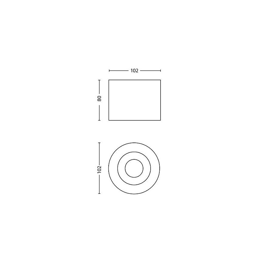 Philips - Dimbare LED Spot 1xLED/4,5W/230V