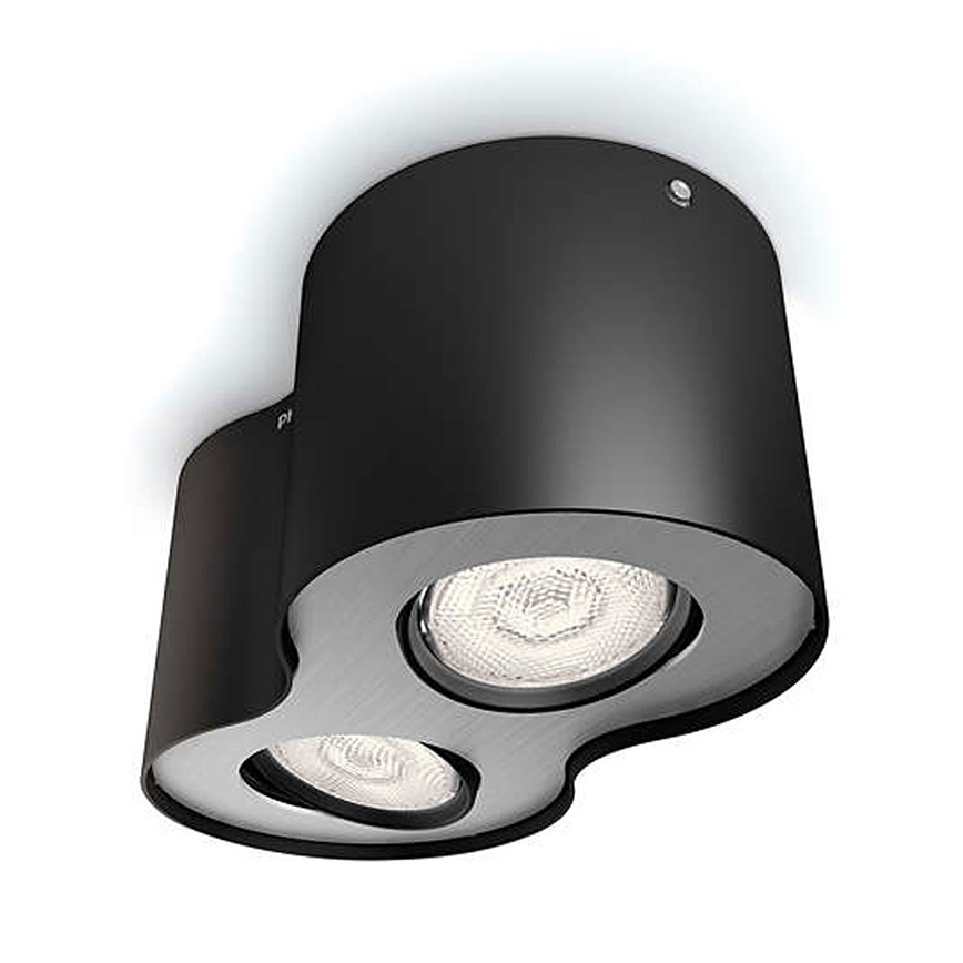 Philips 53302/30/16 - LED Spotlamp PHASE 2x LED / 4,5W / 230V