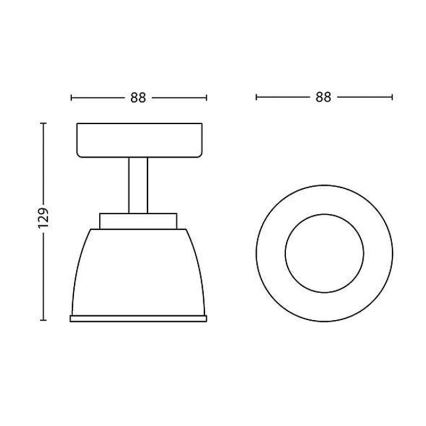 Philips - LED Spotlamp 1xLED/4W/230V