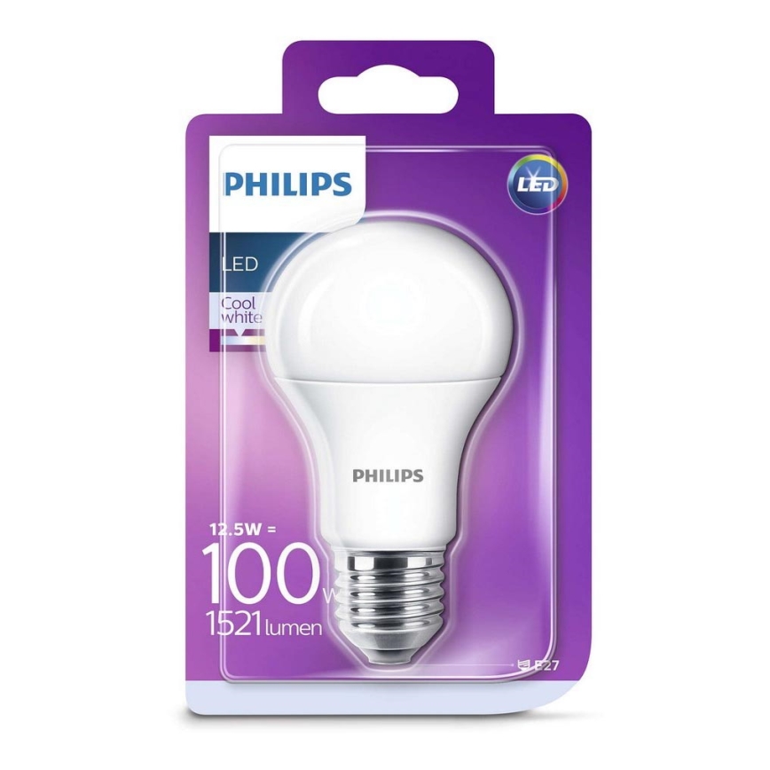 Philips 538628 - LED Lamp E27/12,5W/230V 4000K