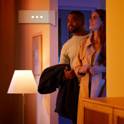 Philips - LED Plafondlamp dimbaar Hue PILLAR 2xGU10/5W/230V + afstandsbediening