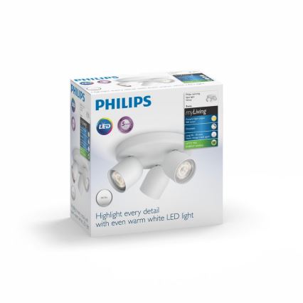 Philips 56493/31/16 - LED-Spot MYLIVING ZESTA 3xLED/4,5W/230V