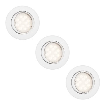 Philips 59273/31/16 - SET 3x LED Badkamerverlichting SMARTSPOT NASH 3xGU10/3,5W