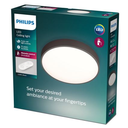 Philips - Dimbare LED-plafondlamp LED/28W/230V + afstandsbediening