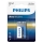 Philips 6LR61E1B/10 - Alkaline batterij 6LR61 ULTRA ALKALINE 9V