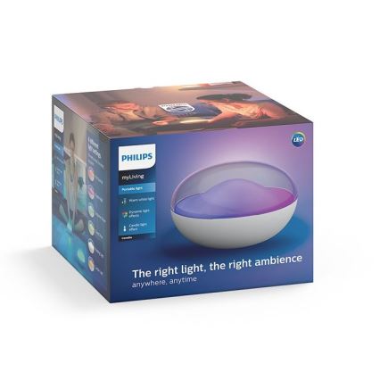 Philips 70104/31/P0 - LED draagbare lamp dimbaar CAMELLIA LED / 3W