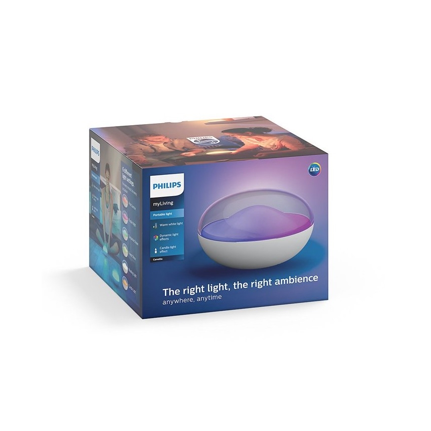 Philips 70104/31/P0 - LED draagbare lamp dimbaar CAMELLIA LED / 3W