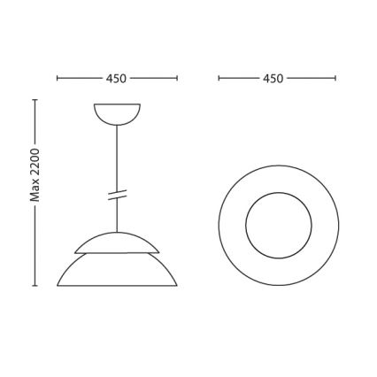 Philips - Dimbare hanglamp Hue BEYOND 4xLED/4,5W/230V/RGB